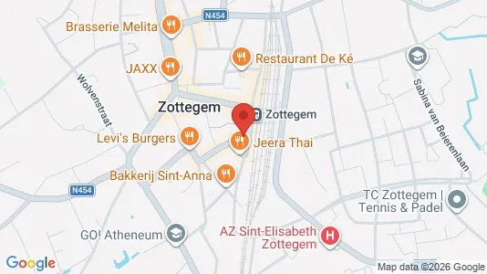 Apartments for rent i Zottegem - kort over placeringen