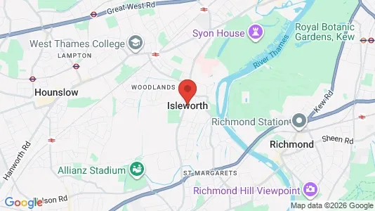 Apartments for rent i Isleworth - Middlesex - kort over placeringen
