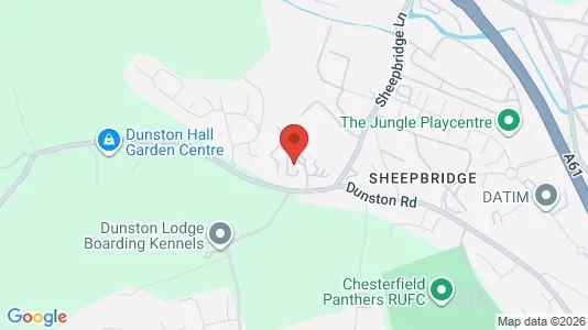 Apartments for rent i Chesterfield - Derbyshire - kort over placeringen