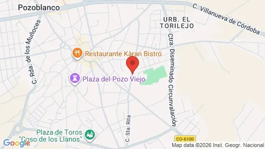 Apartments for rent i Pozoblanco - kort over placeringen