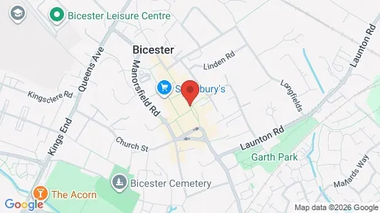 Apartments for rent i Bicester - Oxfordshire - kort over placeringen