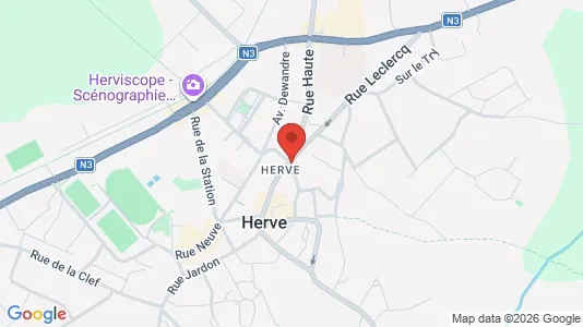 Apartments for rent i Herve - kort over placeringen