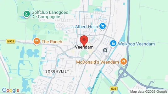 Apartments for rent i Veendam - kort over placeringen