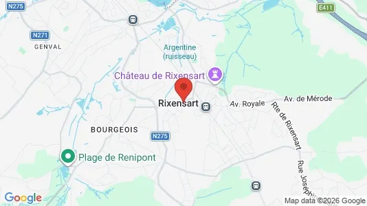 Apartments for rent i Rixensart - kort over placeringen