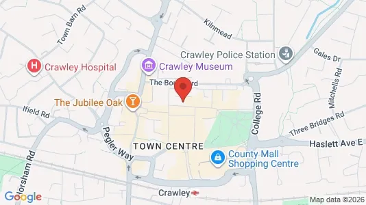 Apartments for rent i Crawley - West Sussex - kort over placeringen