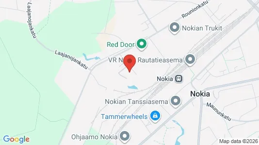 Apartments for rent i Nokia - kort over placeringen