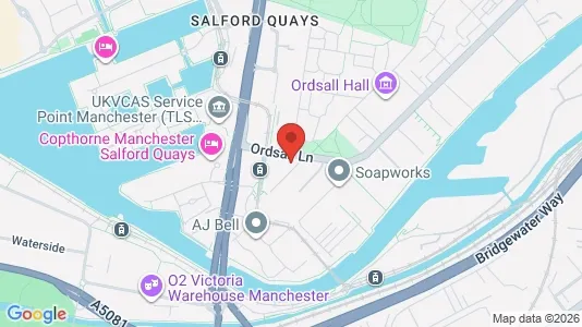 Apartments for rent i Salford - Lancashire - kort over placeringen