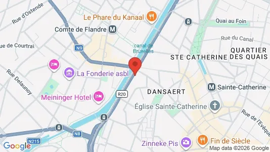 Apartments for rent i Stad Brussel - kort over placeringen