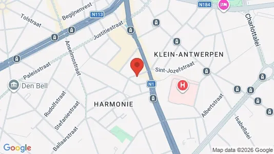 Apartments for rent i Stad Antwerp - kort over placeringen
