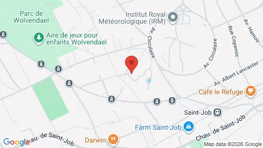 Apartments for rent i Brussels Ukkel - kort over placeringen