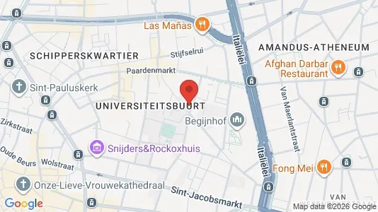 Apartments for rent i Stad Antwerp - kort over placeringen