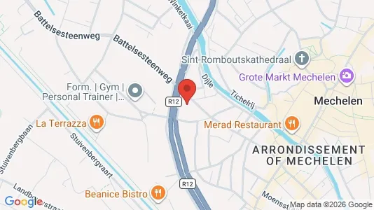 Apartments for rent i Mechelen - kort over placeringen