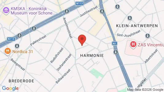 Apartments for rent i Stad Antwerp - kort over placeringen