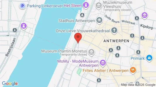 Apartments for rent i Stad Antwerp - kort over placeringen