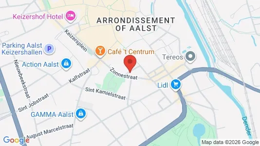 Apartments for rent i Aalst - kort over placeringen