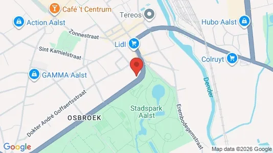 Apartments for rent i Aalst - kort over placeringen
