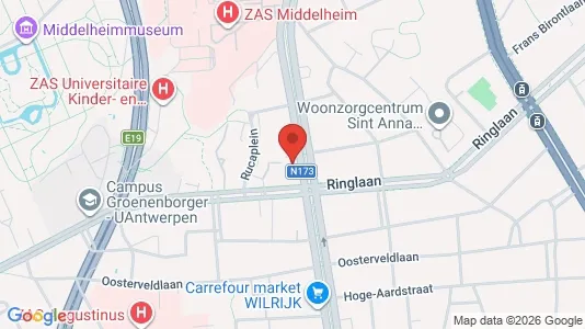 Apartments for rent i Antwerp Wilrijk - kort over placeringen