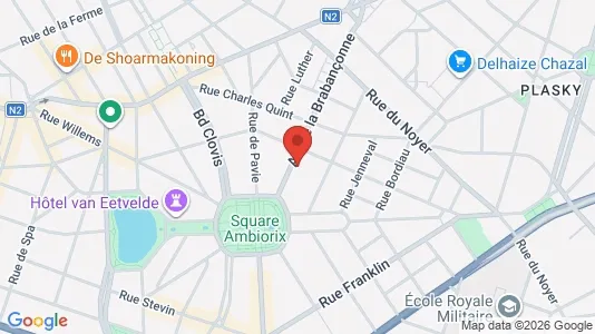 Apartments for rent i Stad Brussel - kort over placeringen