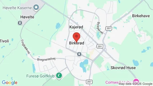 Houses for rent i Birkerød - kort over placeringen