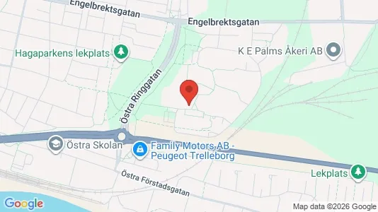 Apartments for rent i Trelleborg - kort over placeringen