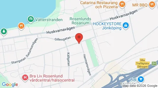 Apartments for rent i Jönköping - kort over placeringen
