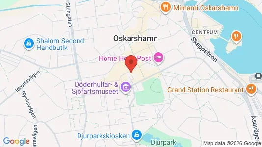 Apartments for rent i Oskarshamn - kort over placeringen