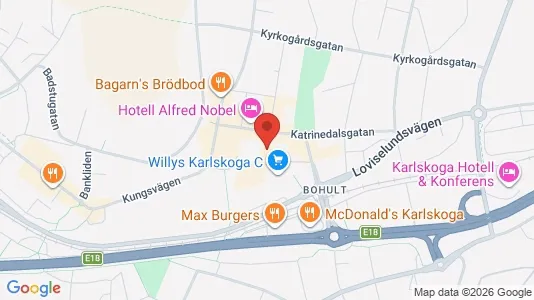 Apartments for rent i Karlskoga - kort over placeringen