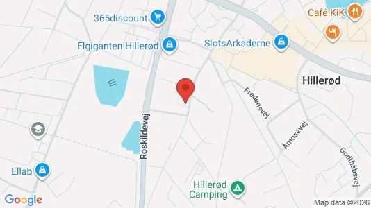 Apartments for rent i Hillerød - kort over placeringen