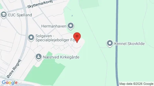 Apartments for rent i Næstved - kort over placeringen