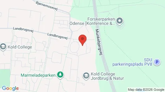 Apartments for rent i Odense S - kort over placeringen