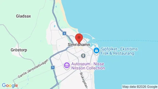 Houses for rent i Simrishamn - kort over placeringen
