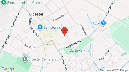 Apartments for rent i Bicester - Oxfordshire - kort over placeringen