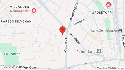 Apartments for rent i Lund - kort over placeringen