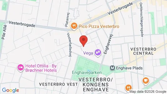 Apartments for rent i Vesterbro - kort over placeringen