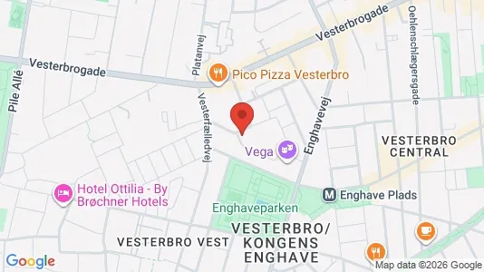Apartments for rent i Vesterbro - kort over placeringen