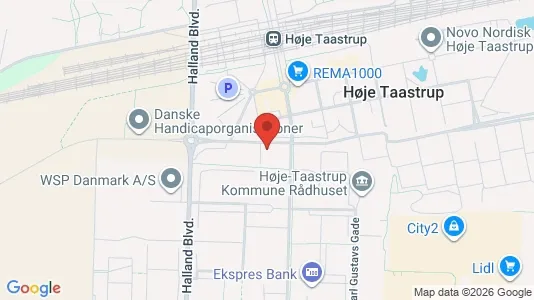 Apartments for rent i Taastrup - kort over placeringen