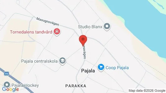 Apartments for rent i Pajala - kort over placeringen