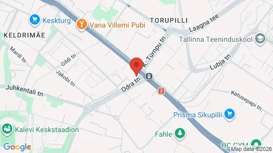 Apartments for rent i Tallinn Kesklinna - kort over placeringen