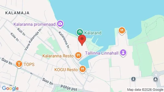 Apartments for rent i Tallinn Kesklinna - kort over placeringen