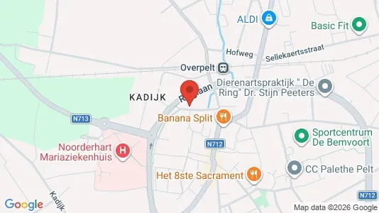 Apartments for rent i Pelt - kort over placeringen