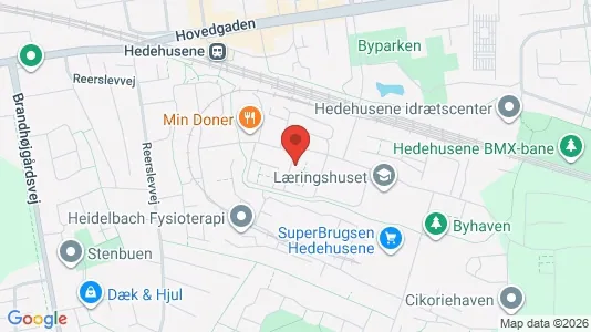 Apartments for rent i Hedehusene - kort over placeringen
