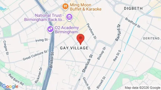 Apartments for rent i Birmingham - West Midlands - kort over placeringen