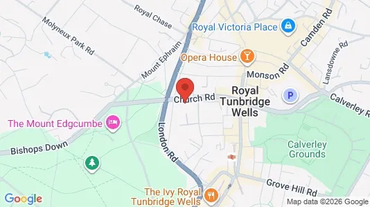 Apartments for rent i Tunbridge wells - Kent - kort over placeringen