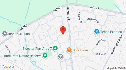 Apartments for rent i Bicester - Oxfordshire - kort over placeringen