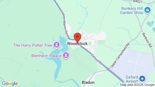 Apartments for rent i Woodstock - Oxfordshire - kort over placeringen