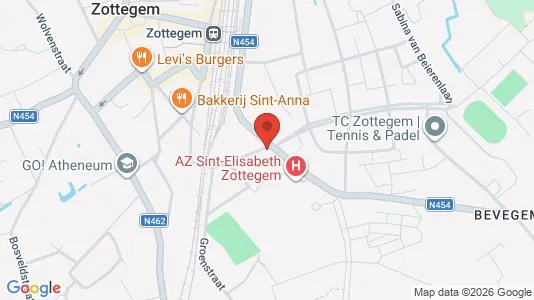 Apartments for rent i Zottegem - kort over placeringen