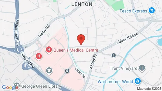 Apartments for rent i Nottingham - Nottinghamshire - kort over placeringen