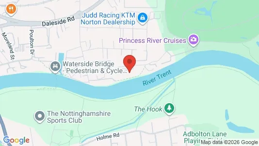 Apartments for rent i Nottingham - Nottinghamshire - kort over placeringen