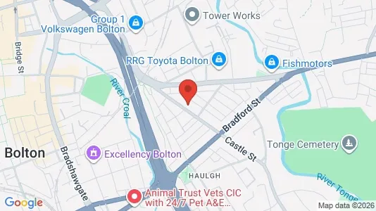 Apartments for rent i Bolton - Lancashire - kort over placeringen