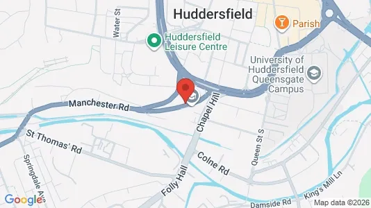 Apartments for rent i Huddersfield - West Yorkshire - kort over placeringen